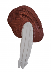 Untitled N-17 Polymer mixture with fiber-glass 147x84sm